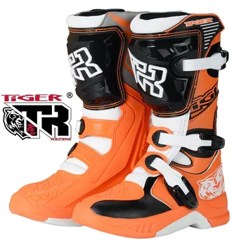 TR Tiger Čevlji TR-TE005 otrok off road čevlji Strokovno Motorcross škornji visoki razred zaščite design malčke cevlji