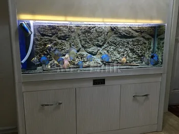 G. Tank 3D Učinek Akvarij Ozadju HD Rock Kamen Fish Tank Plakat Okraski Nov Prihod nestrupeno Acuarios Dodatki