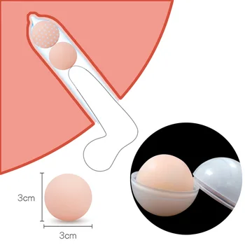 Vagina Erotične Igrače Za Odrasle Penis Glavo Masaža Kondom Dick Povečanje Dolgo Sex Shop Dildo Silikagel Žogo Silikonski Seks Za Pare