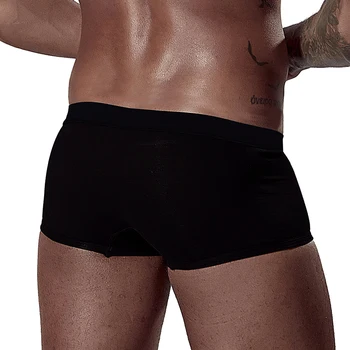 Moške Boxer Vroče Prodaje Bombaž Mehko Moda 3D Torbica ShortsMen Pod Obrabe Cueca Moško Spodnje Perilo Spodnjice