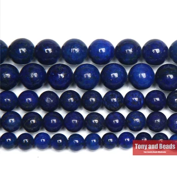 Brezplačna Dostava za Barvane Lapis Lazuli Kamen Krog Svoboden Kroglice 15