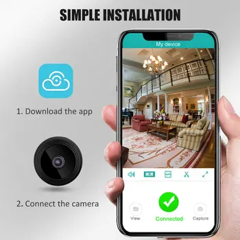 Vroče Prodajo A9 WiFi 1080P Mini Varnostne Kamere Home Security Noč Brezžična IP Kamera nadzorna Kamera Remote Monitor