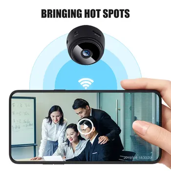 Vroče Prodajo A9 WiFi 1080P Mini Varnostne Kamere Home Security Noč Brezžična IP Kamera nadzorna Kamera Remote Monitor