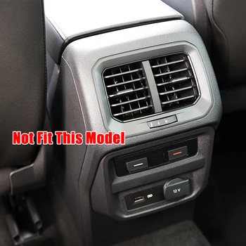 Za Volkswagen VW Tiguan MK2 2017-2019 Centralne Konzole Škatla za Shranjevanje Armrest Polje Vtičnica Vent USB Plošča Pokrov Trim