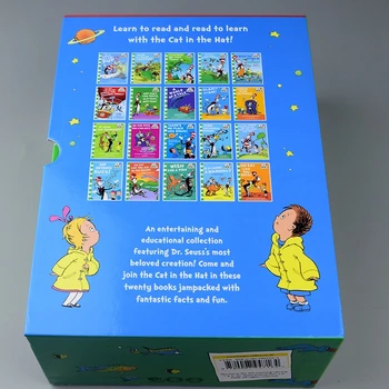 20 Knjig/Set Dr. Seuss Mačka V Klobuk je Učenje Knjižnica angleški Zgodba Knjig za Otroke, Kolorit Knjigo Aprendendo Brinquedos