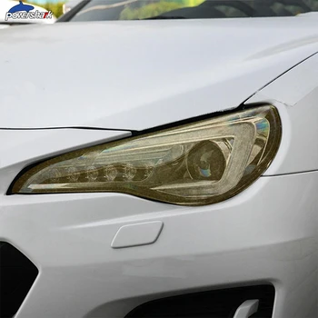 2 Kos Avtomobilski Žarometi Odtenek Črna Zaščitna folija za Zaščito Preglednih TPU Nalepke Za Subaru BRZ GT86 2013-Danes Dodatki
