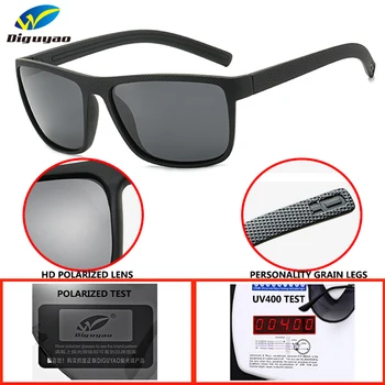Oblikovalec sončna očala Moških 2020 blagovne Znamke Polarizirana sončna Očala Oculos de sol Moda za Moške Kvadratnih Vožnje očala prvotne blagovne Znamke polje