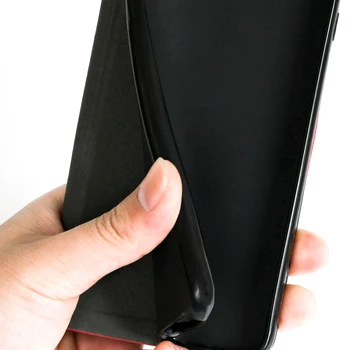 Luksuzni PU Usnjena torbica Za NASPROTNEGA Realme 5 Pro Flip Primeru Za NASPROTNEGA Realme Q Telefon Primeru Mehko TPU Silikon Zadnji Pokrovček