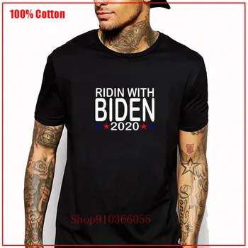 Ridin Z Biden 2020 Glasovanje Joe Biden Tshirt Priložnostne Dihanje Fitnes Crewneck Homme EU Velikost Bombaž Vrh Tee Karizmatičen človek