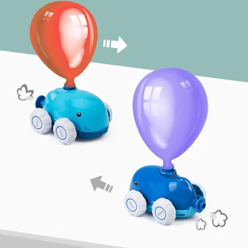 Inercialni Balon Začetek Stolp Igrača Izobraževanje Inercialni Zrak Balon, Avto Znanost Eksperiment Pogon Balon Avto Otroci Igrače Darilo