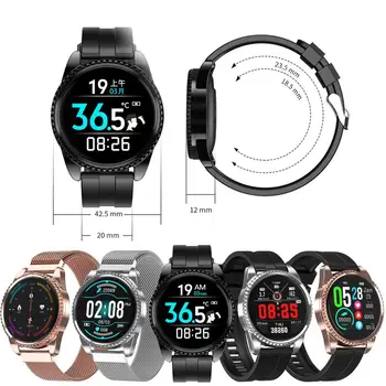 2020 Bluetooth Smart Tracker Fitnes Pedometer Smartwatch Budilka Moški Ženske Gledajo Manšeta Za Android Šport Zapestnica Band