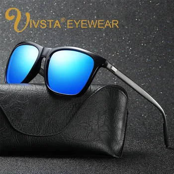 IVSTA Aluminija sončna Očala Moških Polarizirana sončna Očala Moških sončna Očala 2017 Oblikovalec TR90 Očala Voznik Polaroid Okvir Luksuzni 6108