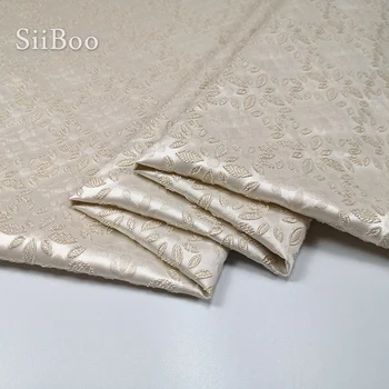 Siiboo Evropske reliefni barva žakarske tkanine za ženske obleke Tejido jacquardske oscuro sp6225