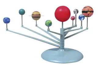 Otroci Ustvarjalni Smešno Priljubljena 3D Plastiko Planetov Znanost Solarni Sistem Model Montaža Igrače Igrače Izobraževanje