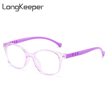 LongKeeper Anti Modra Svetloba Očala Otroci 2020 Nove Anti Glare Računalnik Očala Fant Dekle Candy Barve Očala UV400 oculos