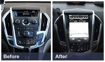Android 9.0 Tesla 4+128 Avto DVD Predvajalnik, GPS Navigacija za Avto Za Cadillac Stare SRX 2009-2012 Radio, Predvajalnik Samodejno Stereo Vodja Enote PX6
