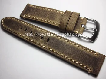 Ročno Človek letnik Pravega Usnja Watchband 18 19 mm 20 mm 21 mm 22 mm Watch Pribor jermenčki Vintage Zapestnica Watch Band
