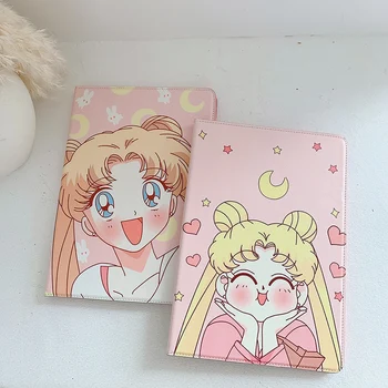 Risanka Srčkan Sailor Moon Mehko Tablični Primeru Za iPad Zraka 1 2 3 Mini 4 5 Pro 2017 2018 2019 2020 Pokrov