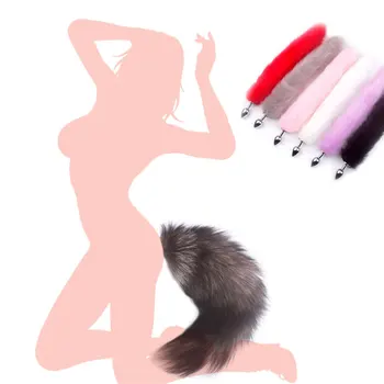 Fox Rep Analni Čep Igre Za Odrasle Erotični Pripomočki Analni Butt Plug Klitoris Stimulator Spolnih Izdelkov Vibrator Sex Igrače Za Ženske