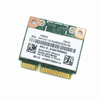 Za Atheros AR9565 QCWB335 802.11 N, 150Mbps Half Mini PCIe WIFI Brezžični BT Bluetooth 4.0 Kartico