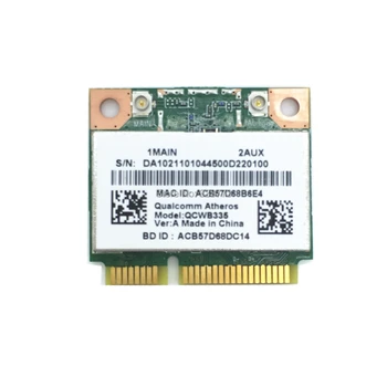 Za Atheros AR9565 QCWB335 802.11 N, 150Mbps Half Mini PCIe WIFI Brezžični BT Bluetooth 4.0 Kartico