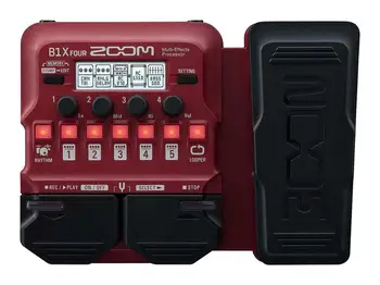 Zoom B1X Štiri Električni Bas Učinki Procesor Bas Multi-Učinki Pedal