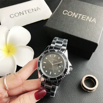 CONTENA Reloj Mujer Luksuzni Top blagovne Znamke Priložnostne Quartz uro Ženske Ženske ročne ure Ženske Moški ročno uro