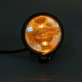 Motorno Kolo, Cafe Racer Vodja Svetlobe Dekorativna Kovinska Luči Razsvetljava Spremenjen Motocikla Chrome Zadnje Luči Skupščine