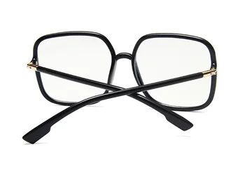 VWKTUUN Anti Modra Svetloba Očala Ženske Oči Očal Okvir Letnik Optičnih Očal Velik Kvadrat Očala Okvirji Prevelik sončna Očala