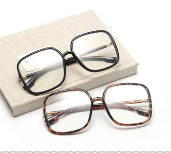 VWKTUUN Anti Modra Svetloba Očala Ženske Oči Očal Okvir Letnik Optičnih Očal Velik Kvadrat Očala Okvirji Prevelik sončna Očala