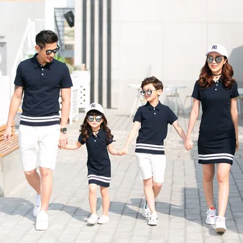 Družina Videz Ujemanje Oblačila Ujemanje Družino Obleke Družino Ujemanje Oblačila Mati In Hči Obleko Oče Sina Oblačila