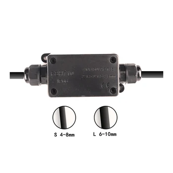 IP66 Električne Prostem Nepremočljiva Priključek za Kabel 2/3 pin dozi za Nizko/Visoko Napetost Vrt Svetlobe Pribor 41A/450V