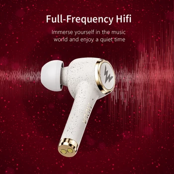 WHIZZER TP1S TWS brezžične Bluetooth slušalke 3D stereo fone de ouvido kulaklık наушники mikrofon 48hStandby Šumov