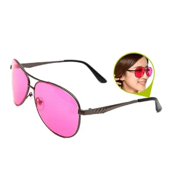 ZXTREE Rdeča Zelena Barva Slepota Očala, Korekcijski Ženske Moški Očala Colorblind Barvno Slepi Kartico sončna Očala na Voznikovi Očala Z7