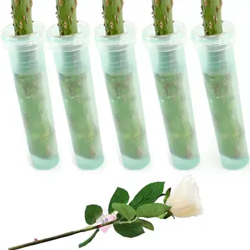 Sveže Rože Plastične Cevi 25 Kos/Paket Ohraniti sveže Gojiti Prehrana Cev za Shranjevanje Vode svate Dogodek Umetnosti Crafs Darilo