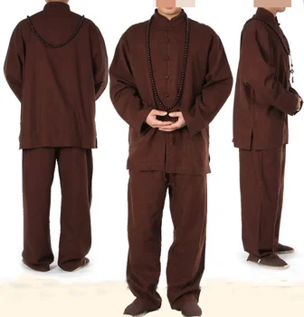 6colors Unisex bombaž&perilo za Pomlad&Jesenski in Zimski meditacija je ležala tang obleke kung fu borilne veščine tai chi uniforme joga oblačila