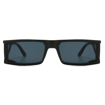Peekaboo strani ščit sončna očala moških zrcalno srebrna 2020 poletje črno-leopard pravokotne sončna očala za ženske uv400 dropship