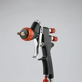 Strokovno HVLP Paint Spray pištolo teža krme 1,0 mm šoba s tank ročno pištolo na vodni osnovi zraka spray pištolo
