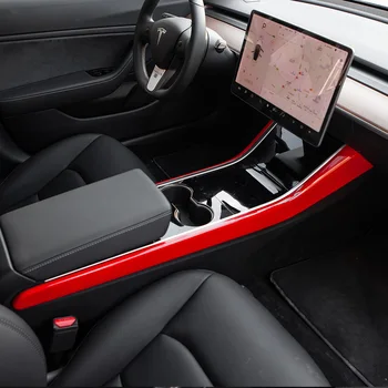 Za Tesla Model 3 Model3 Avto Ogljikovih Vlaken ABS Strani Trim Dodatki za Zaščito Strani Zaščitnik Pokrov Model Y ModelY Tri