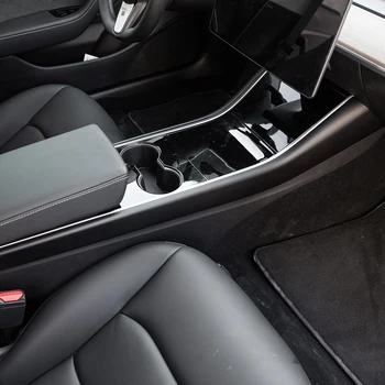 Za Tesla Model 3 Model3 Avto Ogljikovih Vlaken ABS Strani Trim Dodatki za Zaščito Strani Zaščitnik Pokrov Model Y ModelY Tri
