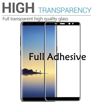 Za Pojasnilo 8 S8 Plus 3D Full Lepilo Kaljeno Steklo Za Samsung Galaxy Note9 S9Plus S10plus S20 Note10 Polno Lepilo Screen Protector