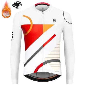 2021 Siroko Pozimi dolg rokav Usposabljanje Jersey unisex cestno kolesarjenje oblačila Maillot kolesa, Kolesarski Dres komplet Žamet maillot