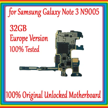 Evropa Različica za Samsung Galaxy Note 3 N9005 Motherboard 32gb,tovarniško Odklenjen Opomba 3 N9005 Logiko odbor z Čipom