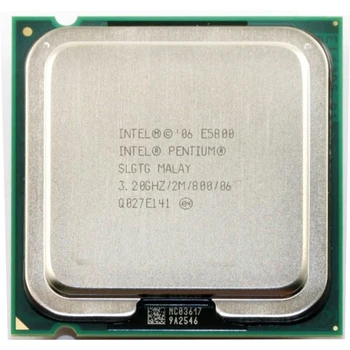 Za Intel Pentium Dual-Core E5800 CPU Procesor (3.2 Ghz/ 2M /800GHz) Socket 775 Brezplačna Dostava