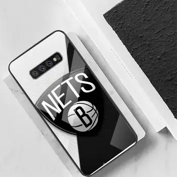 Brooklyn Mreže Logotip Telefon Primeru Steklo Ohišje Za Samsung S 6 7edge 8 9 10e (lite) 20 Plus Ultra Opomba 8 9 10 Pro A7 2018 Debelo