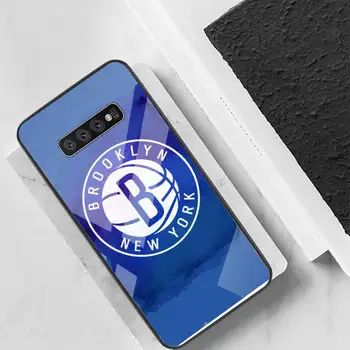 Brooklyn Mreže Logotip Telefon Primeru Steklo Ohišje Za Samsung S 6 7edge 8 9 10e (lite) 20 Plus Ultra Opomba 8 9 10 Pro A7 2018 Debelo
