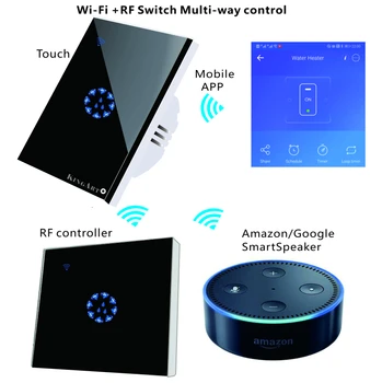 Tuya ZDA/EU/AU Standard Touch Smart Stikalo Luči Stikala Steno interruptor 1/2/3 Banda wifi Glas Delo z Alexa googlova Domača stran