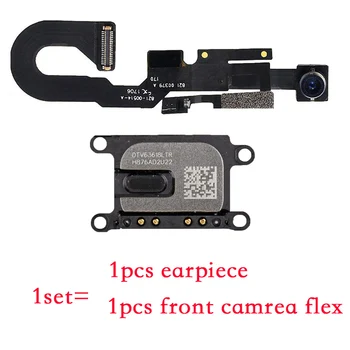 2pcs/set za iPhone 7 7p 8 8 Plus Slušalke Zvok Zvočniki + Obraz pred Kamero z Senzor Bližine Lučka Mikrofon Flex Kabel