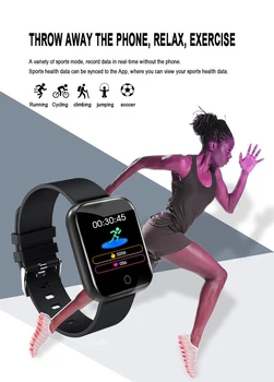 Pametno Gledati IP68 Vodotesen Bluetooth Šport Srčnega utripa Smartwatch Fitnes Tracker Pametno Gledati Za Android IOS Za Iphone