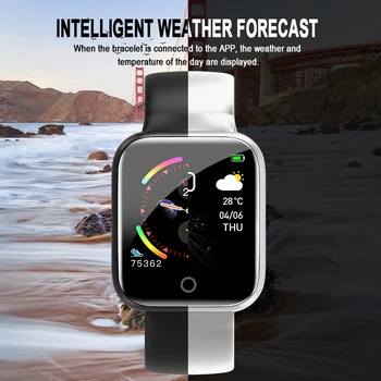 Pametno Gledati IP68 Vodotesen Bluetooth Šport Srčnega utripa Smartwatch Fitnes Tracker Pametno Gledati Za Android IOS Za Iphone
